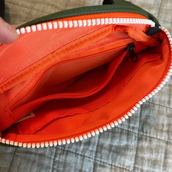 Hunter Green and Orange Crossbody Bag - 20th Anniversary Collection - Picture 8 of 8